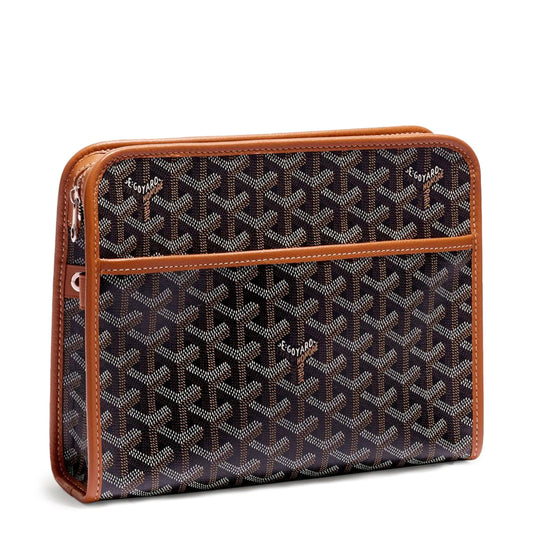Goyard Jouvence MM Black/Tan Washbag — image 1