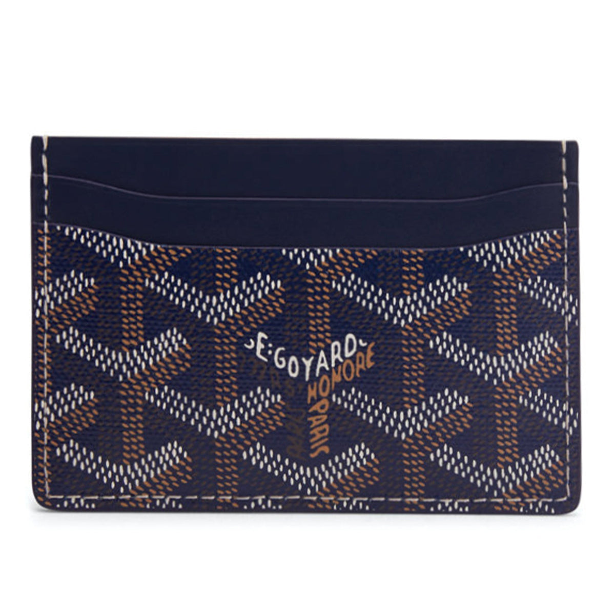 Goyard Saint Sulpice Navy Blue Card Holder — image 1