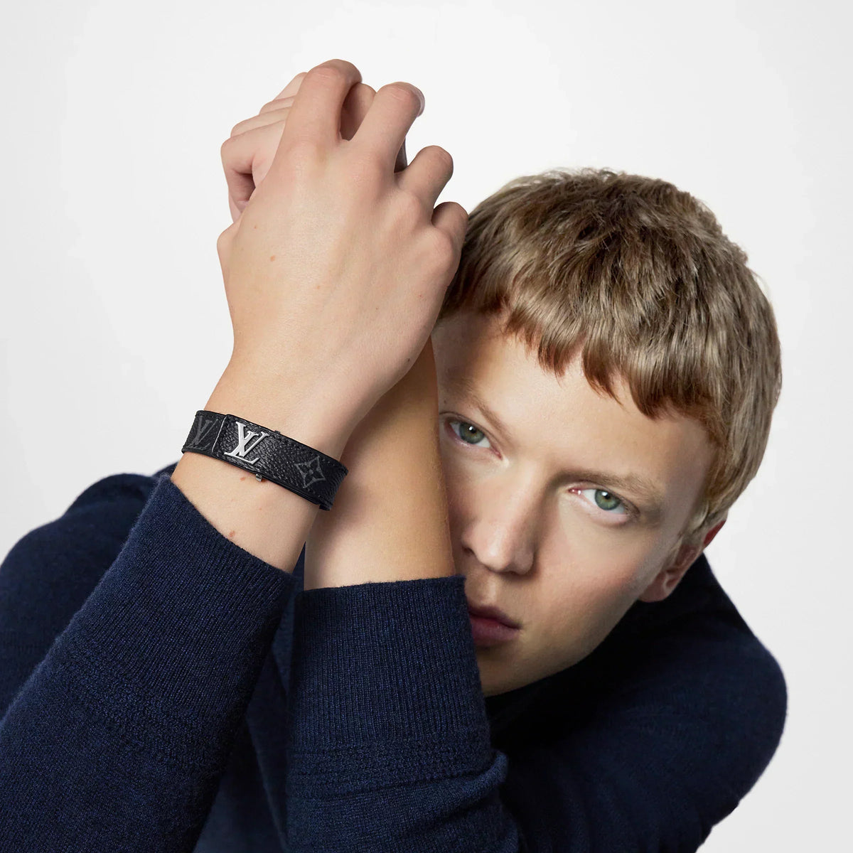 LV - Bracelet LV Slim Noir — image 4