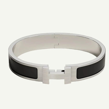 Hermès - Bracelet Clic HH Noir Mat — image 1