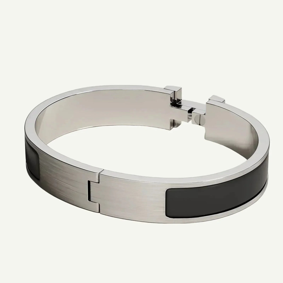 Hermès - Bracelet Clic HH Noir Mat — image 2