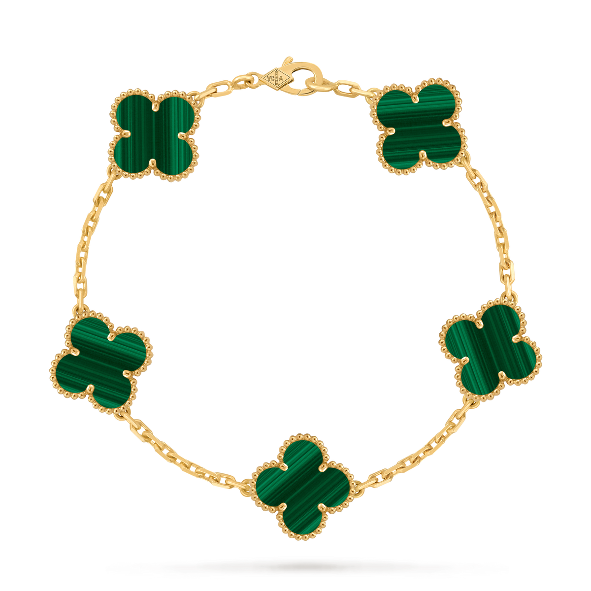 Van Cleef Vintage Alhambra 5 motifs Malachite — image 1