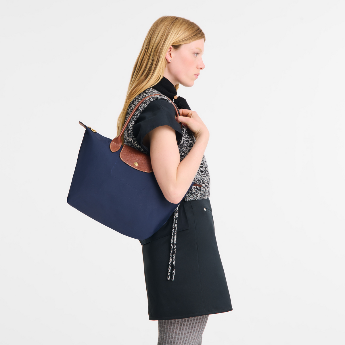 Sac Cabas M Le Pliage Original - Marine — image 2