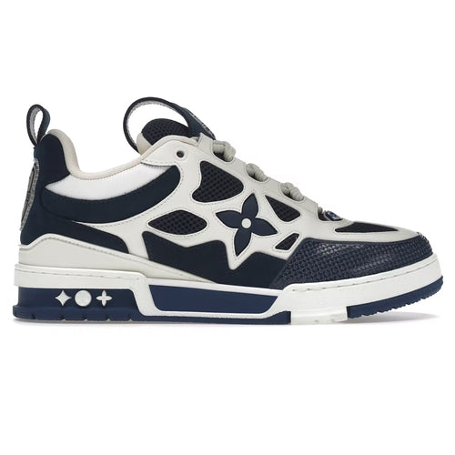 Louis Vuitton LV Skate Bleu marine – Louis Vuitton LV Skate Trainer Marine Sneaker Crepslocker Front 23760255 f245 4759 b98f 90fc74d0d51c