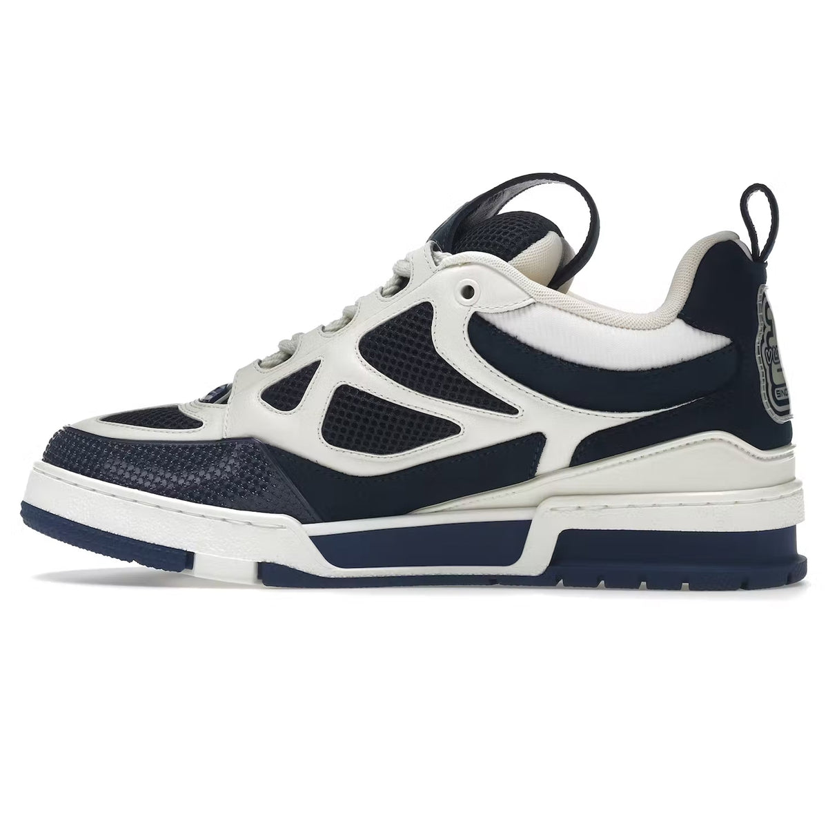 Louis Vuitton LV Skate Bleu marine – Louis Vuitton LV Skate Trainer Marine Sneaker Crepslocker Side 5ebb91c1 7b89 42d7 9f96 ee0d72a33a17