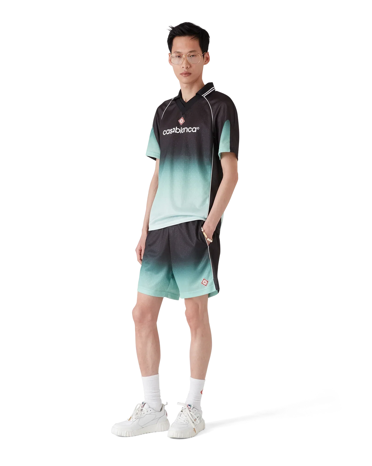 Gradient Monogram Jacquard Football Shirt — image 2