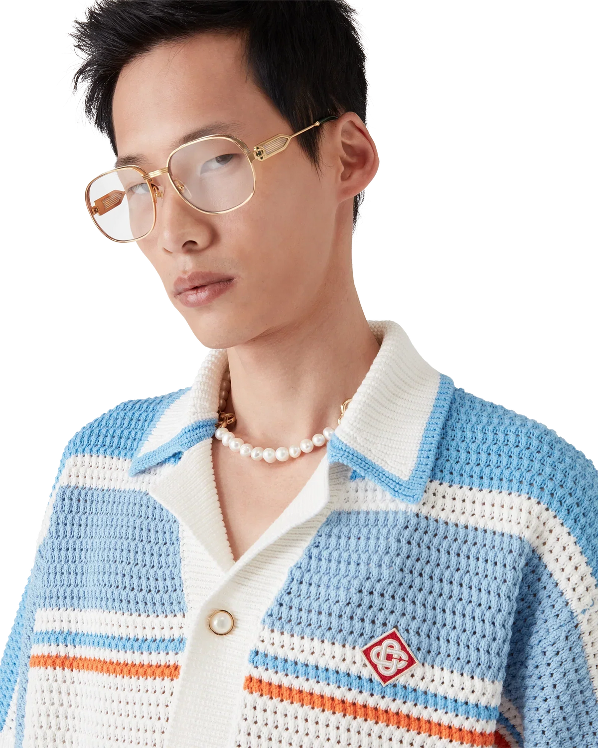 Cotton Tennis Crochet Shirt — image 5
