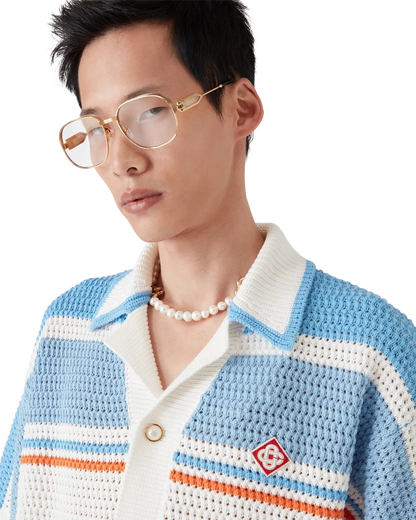 Cotton Tennis Crochet Shirt — image 5