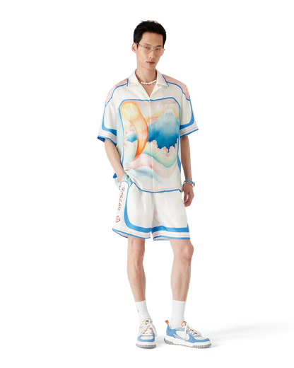 Fuji Dream Silk Short Sleeve Shirt — image 2