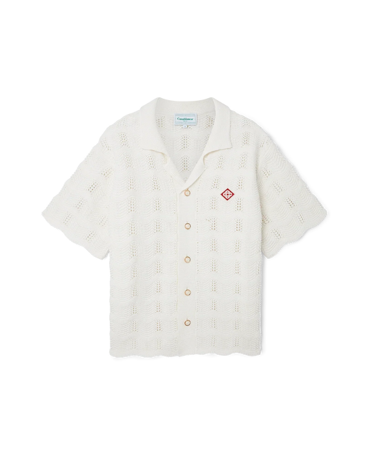 Wavy Crochet Shirt — image 1