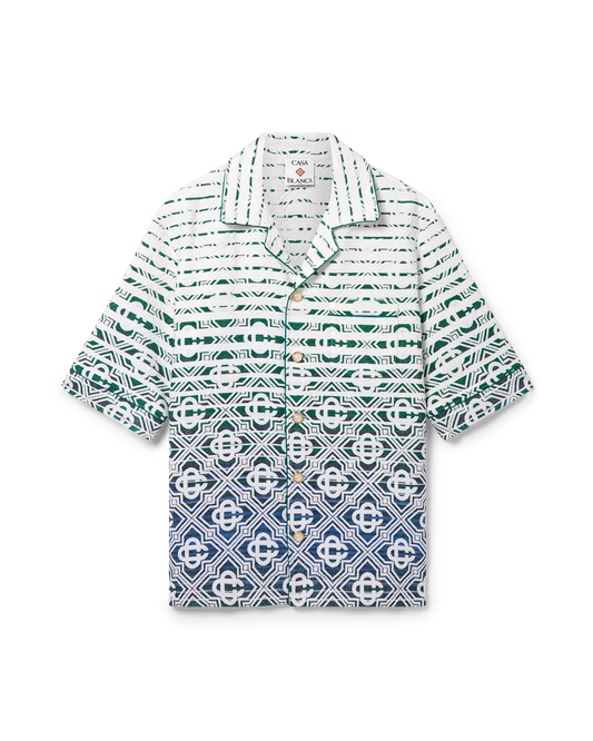 Monogram Gradient Towelling Short Sleeve Shirt — image 1