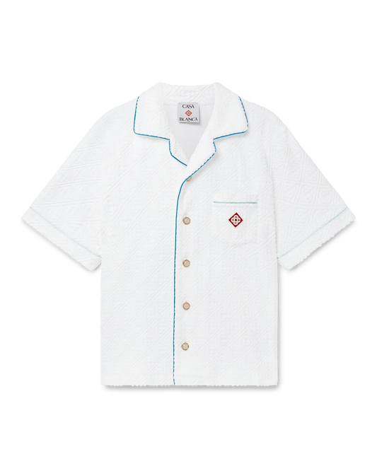 Tennis Stripe Towelling Shirt — image 1