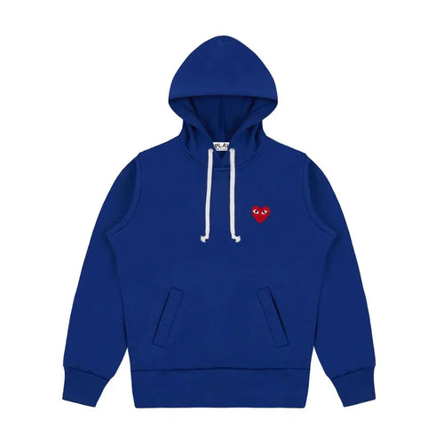 Comme des Garcons Play Red Heart Sweatshirt Navy — image 1
