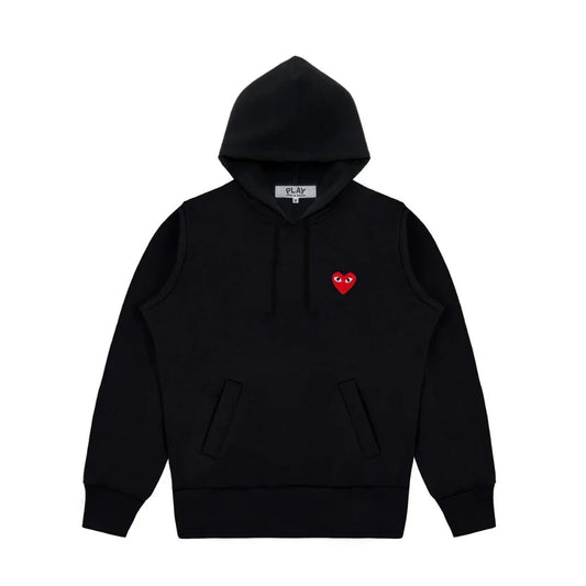 Comme des Garcons Play Red Heart Sweatshirt Black — image 1