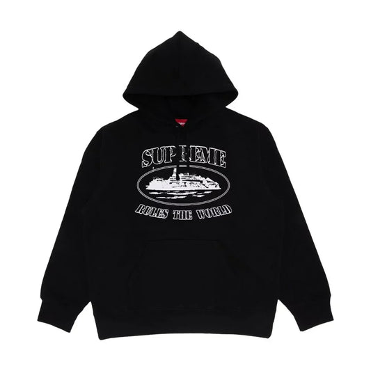 Supreme Corteiz Rules The World Hoodie Black — image 1
