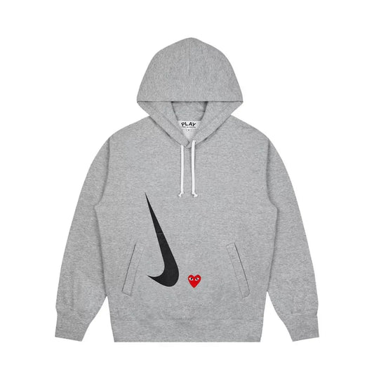 Comme des Garcons PLAY x Nike Hoodie Grey — image 1