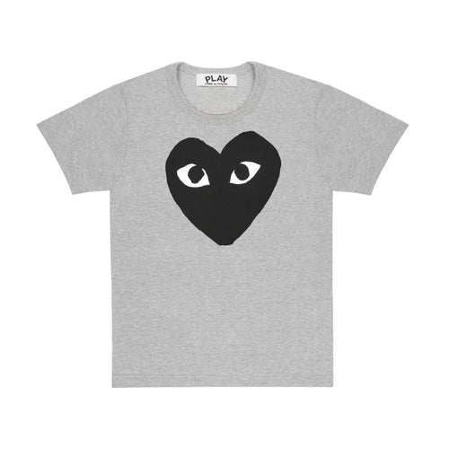 Comme des Garçons Play T-Shirt Black Heart Print Grey — image 1