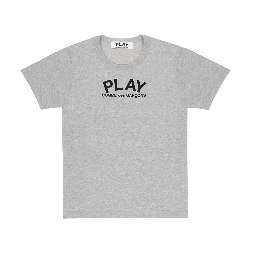 Comme des Garçons Play T-Shirt Black Logo Print Grey — image 1