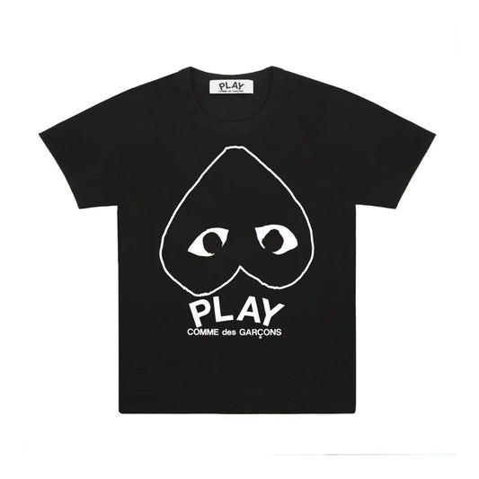 Comme des Garçons Play Print T-Shirt Black / White — image 1