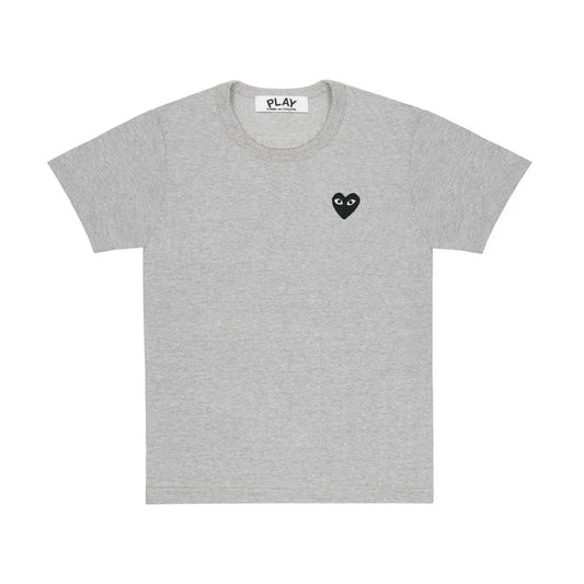 Comme des Garçons Play T-Shirt Black Heart Emblem Grey — image 1