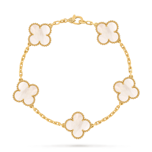 Van Cleef Vintage Alhambra 5 motifs Nacre — image 1