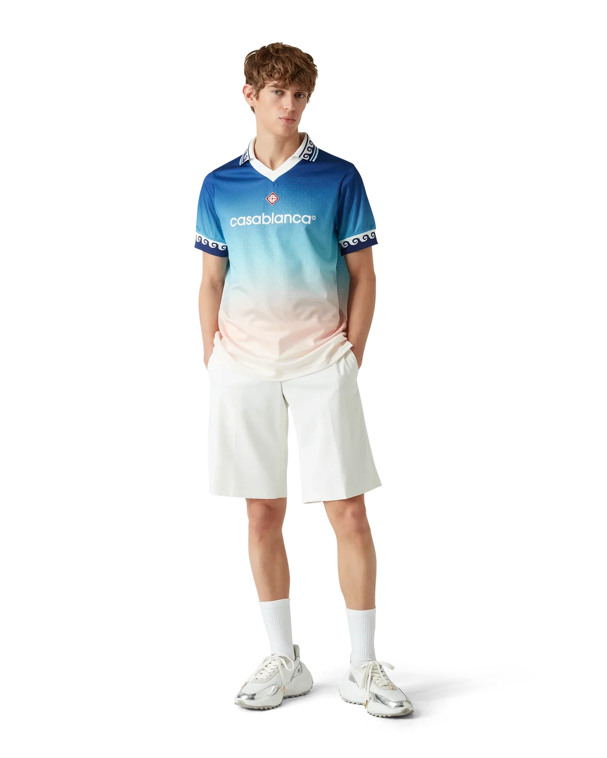 Jacquard Gradient Football Shirt — image 2