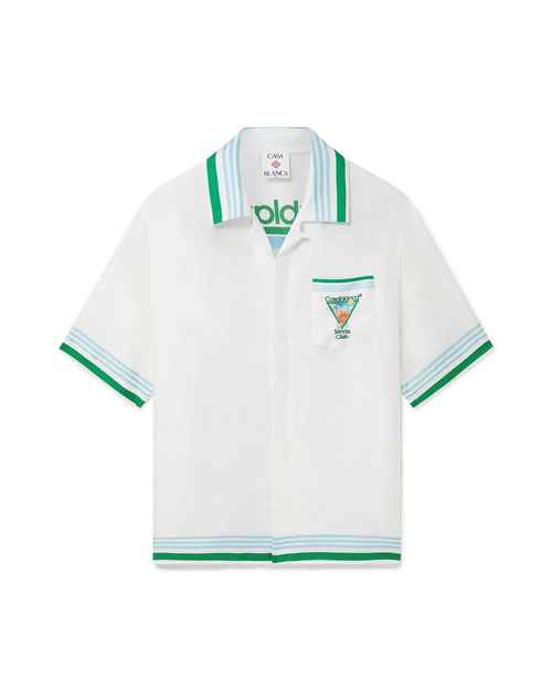 Metaphysical Tennis Icon Silk Shirt — image 1
