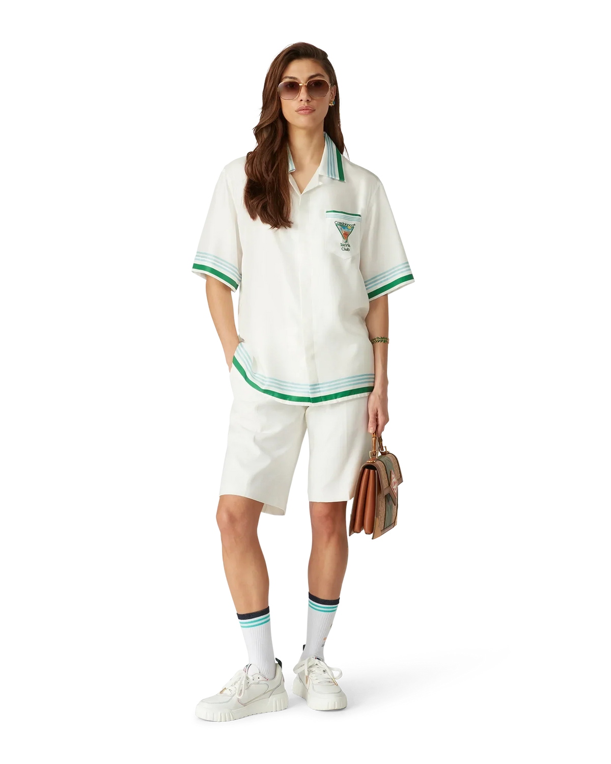 Metaphysical Tennis Icon Short Sleeve Silk Shirt — image 6