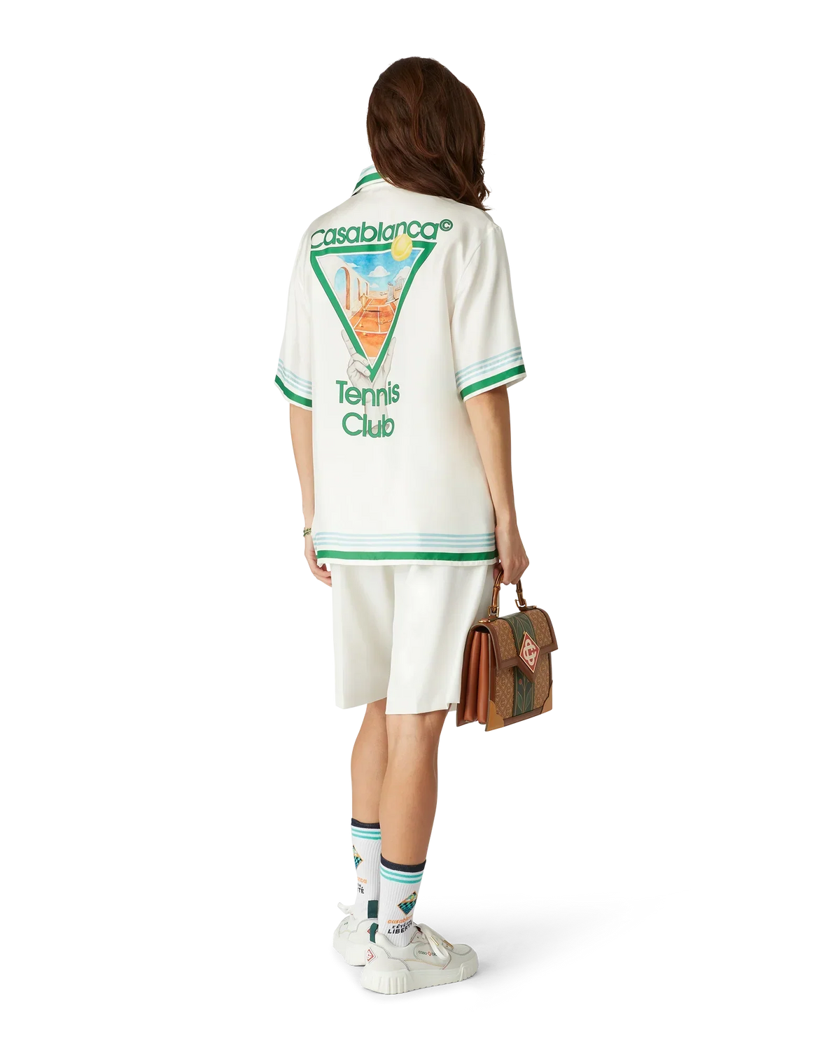 Metaphysical Tennis Icon Short Sleeve Silk Shirt — image 7