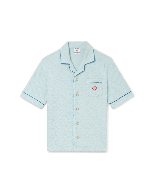 Monogram Towelling Short Sleeve Shirt — image 1