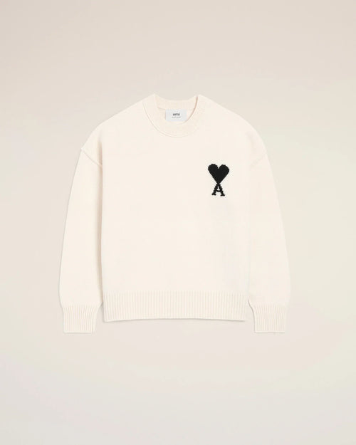 Pull Ami Paris Blanc Noir — image 1