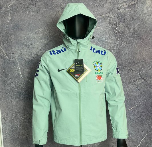 Veste Imperméable Brésil Vert