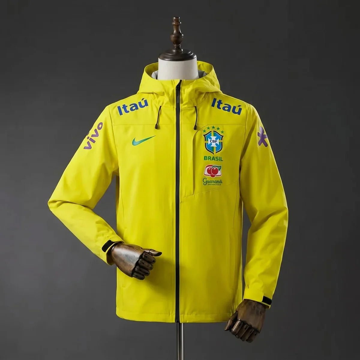 Veste Imperméable Brésil Jaune