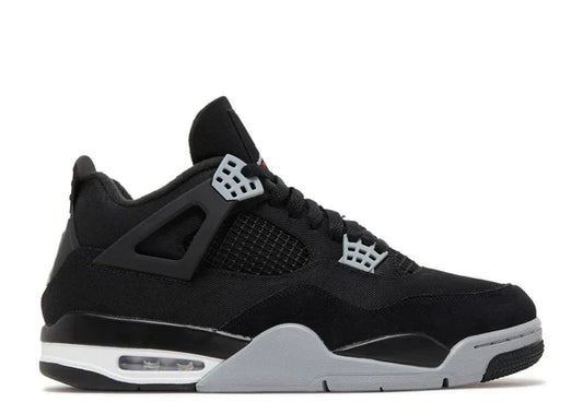 Jordan 4 Retro 'Black Canvas' Luxery Shop