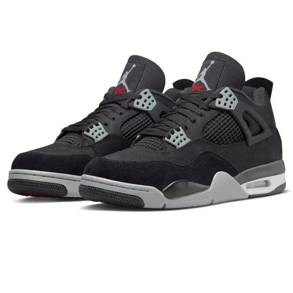Jordan 4 Retro 'Black Canvas' Luxery Shop