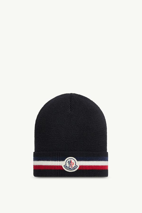Bonnet Moncler Tricolore Noir — image 1