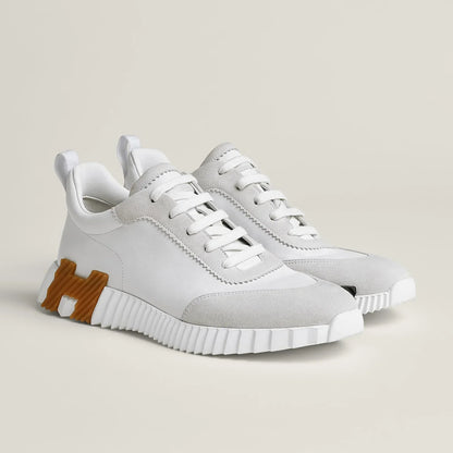 Hermès Bouncing Cuir Blanc/Marron — image du produit