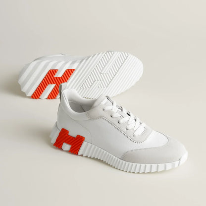 Hermès Bouncing Cuir Blanc/Orange — vue du produit