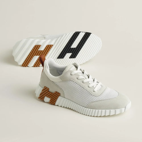 Hermès Bouncing Blanc/Marron — vue du produit