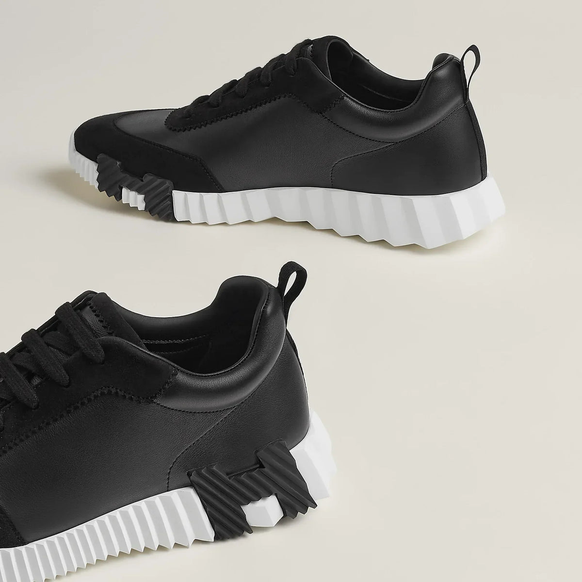 Hermès Bouncing Cuir Noir et Blanc — image du produit