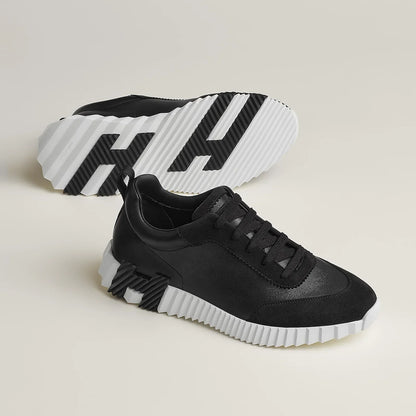 Hermès Bouncing Cuir Noir et Blanc — vue du produit