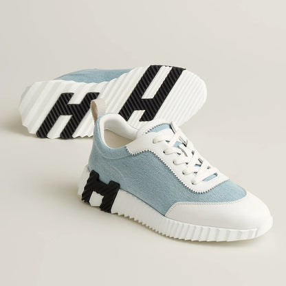 Hermès Bouncing Bleu Clair/Blanc — vue du produit
