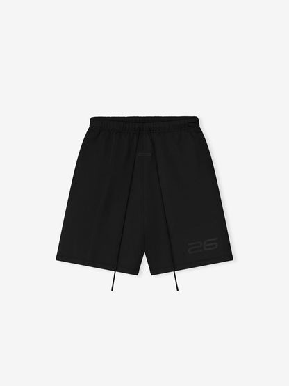 Satin Fleece Relaxed Sweatshort — image 1