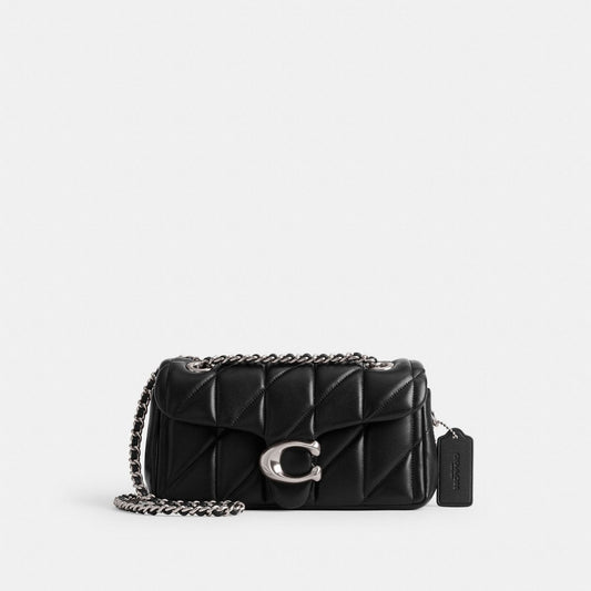 Coach Sac épaule Tabby 20 Pillow - Noir Argenté — image 1