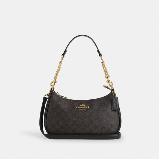 Coach Sac épaule Teri Toile - Noir — image 1