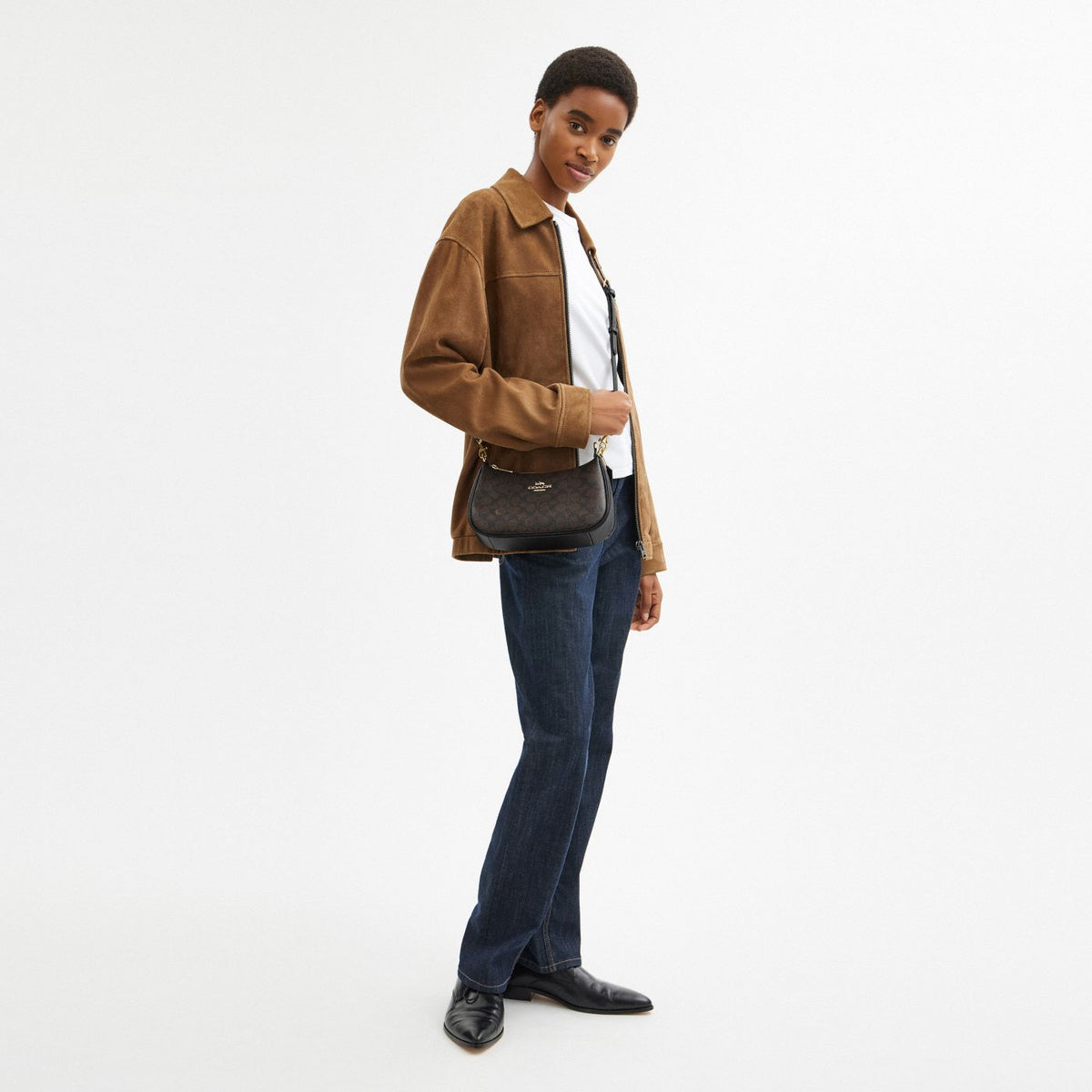 Coach Sac épaule Teri Toile - Noir — image 8