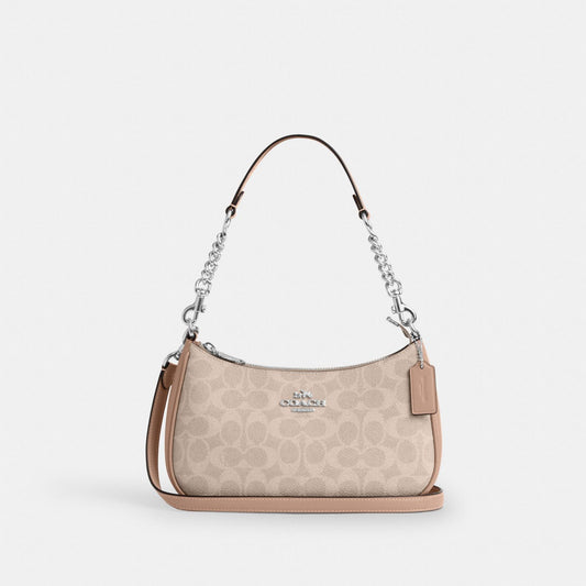 Coach Sac épaule Teri Toile - Sable — image 1