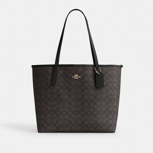 Coach Cabas City Toile - Noir — image 1