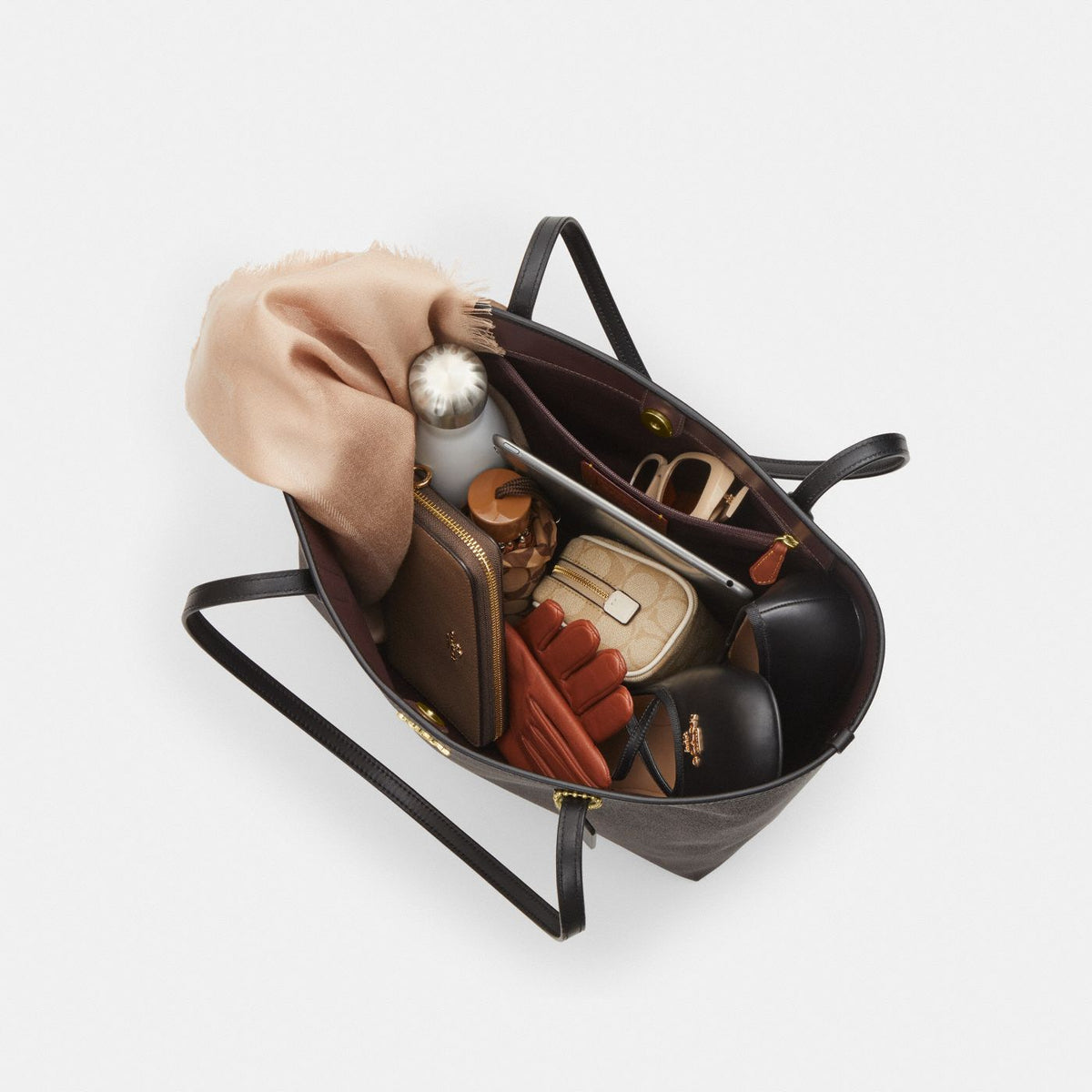 Coach Cabas City Toile - Noir — image 3
