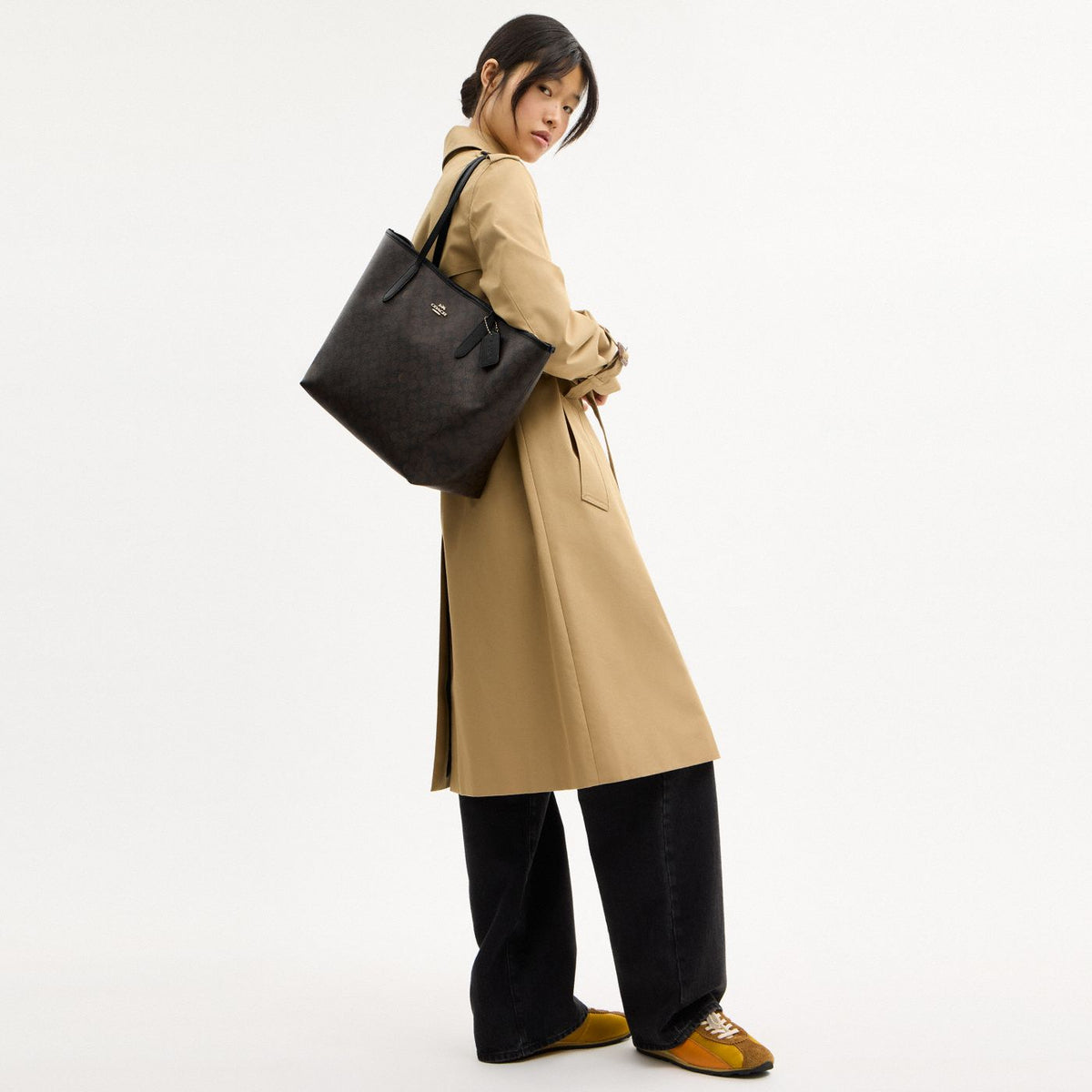 Coach Cabas City Toile - Noir — image 7